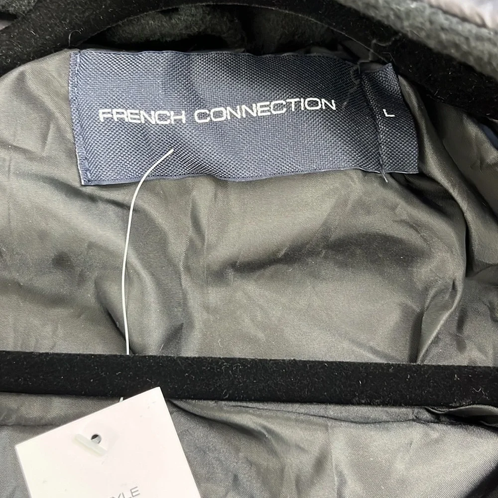 French Connection Row Fleece Puffer Coat - Picture 12 of 13
